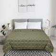 thumbnail image 1 of Mainstays Cloud Matelasse Quilt, Bay Leaf Green, Full/Queen, 1 of 11