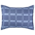 thumbnail image 1 of Mainstays Cloud Matelasse Pillow Sham, Washed Indigo, Standard, 1 of 11