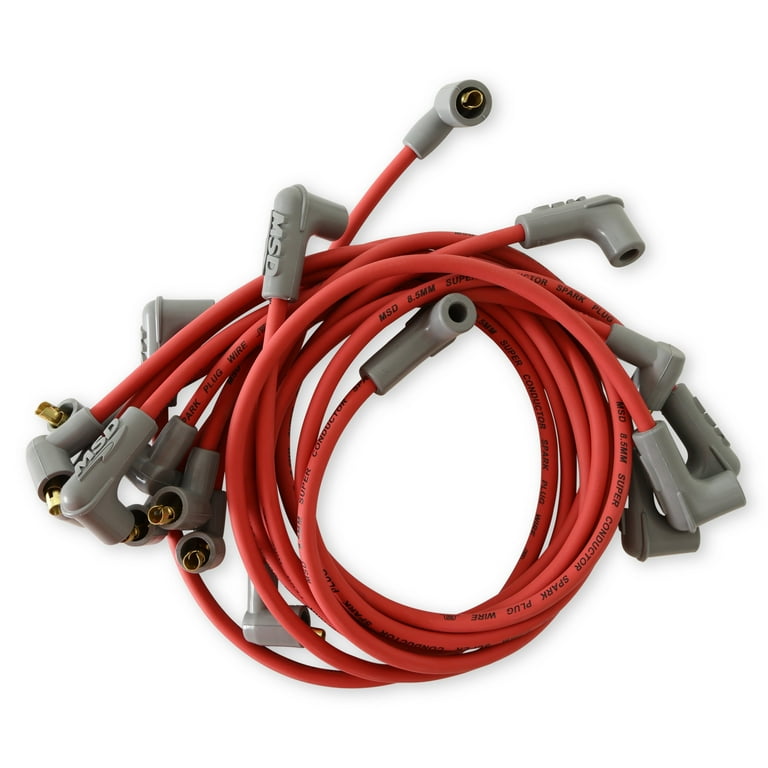 MSD 8.5mm SBC Race Tailored Plug Wire Set MSD 8.5mm SBC Race Tailored Plug Wire Set