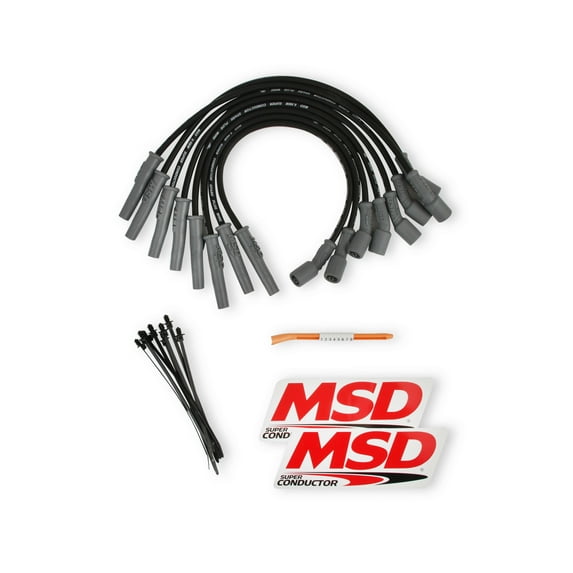 MSD 31633 MSD Ford Raptor 6.2L V8 Black Wire Set