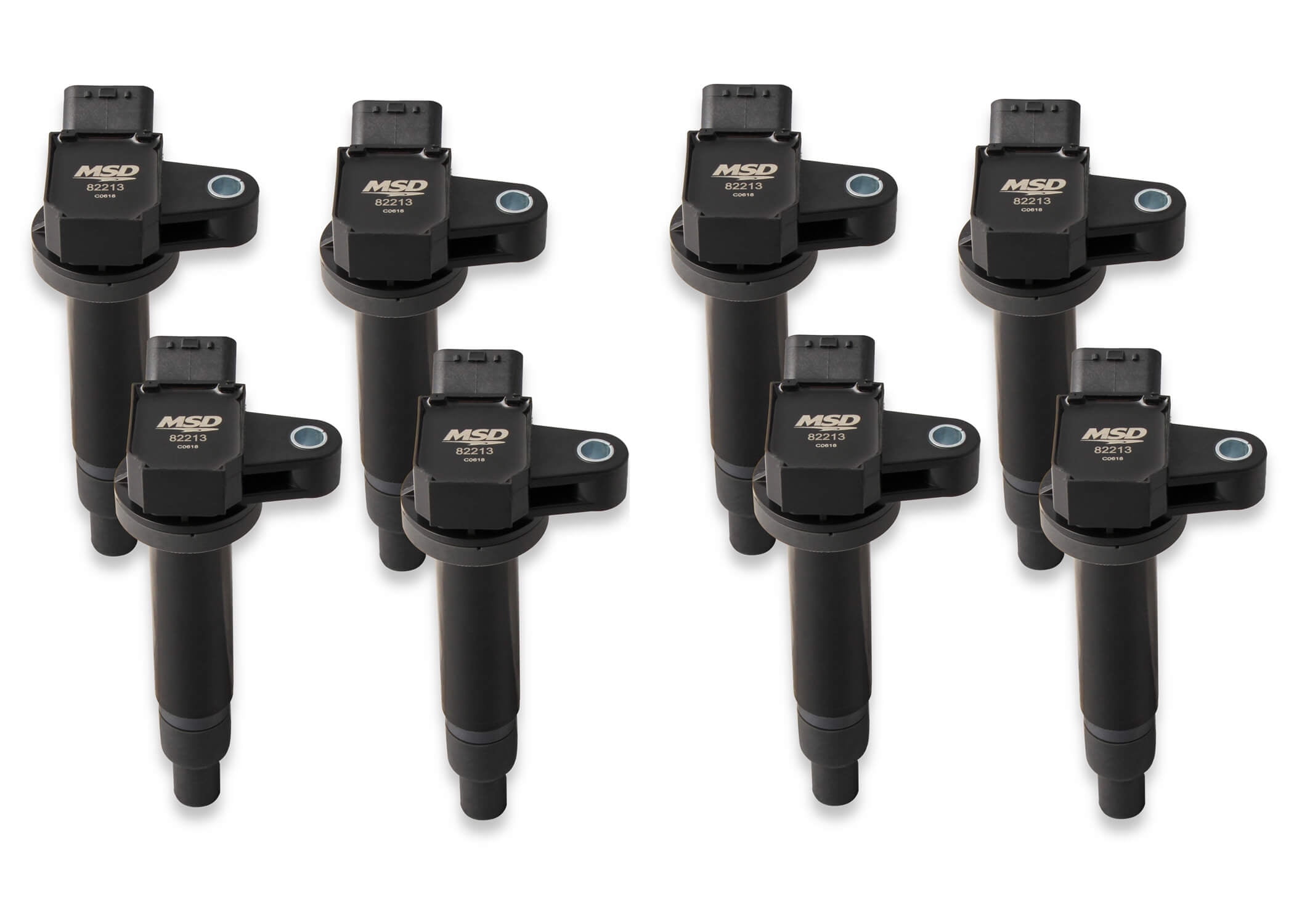 MSD 822183 Ignition Coils Blaster Series, Black, 8pack Fits select