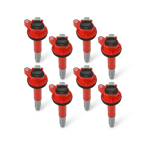 MSD 824528 Igniion Coil Red Set of 8