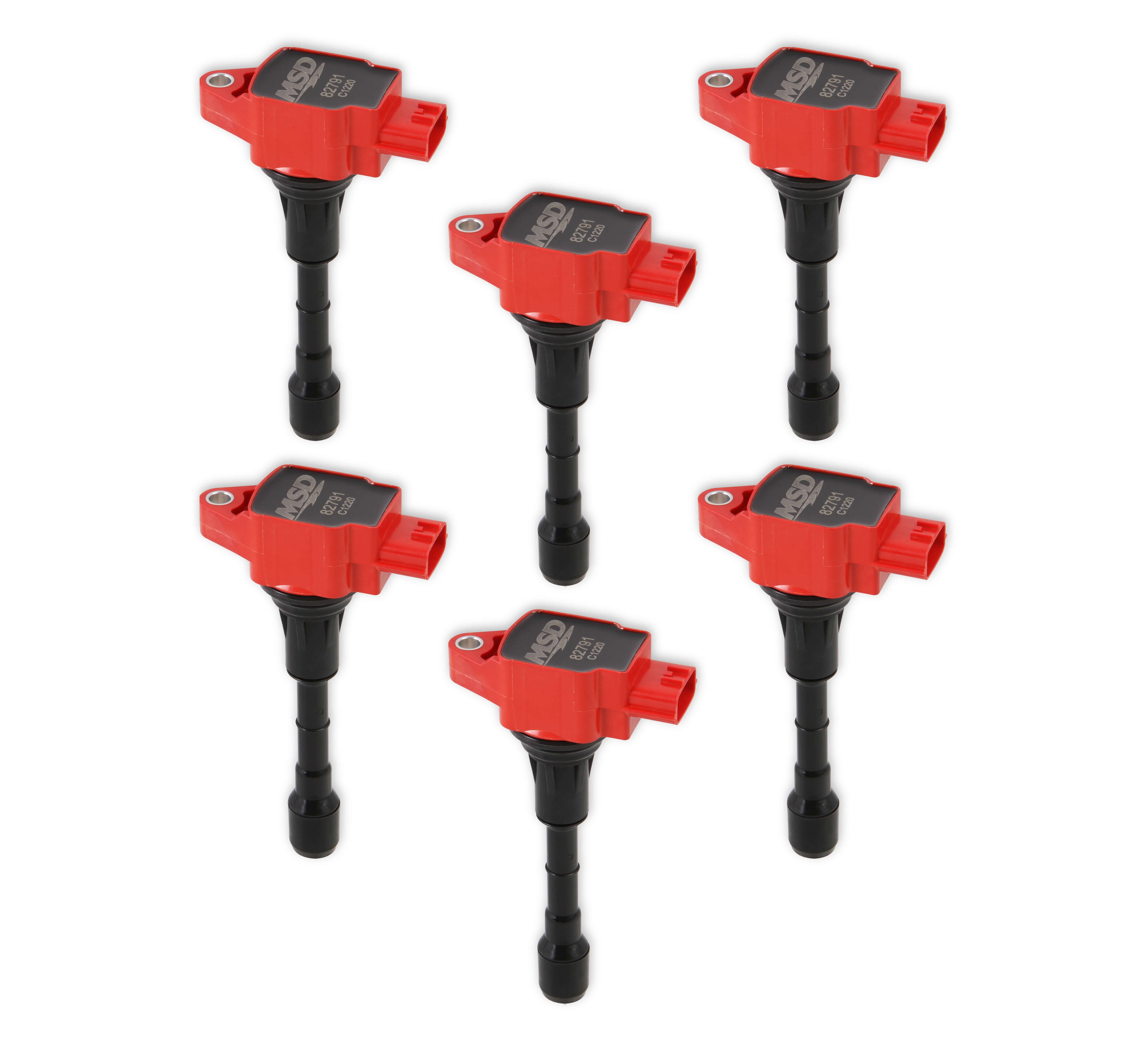MSD 827916 Blaster Series Ignition Coils Red 6-Pack - Walmart.com