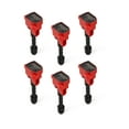 thumbnail image 1 of MSD 82796 Blaster Series Ignition Coils Red 6-Pack, 1 of 11