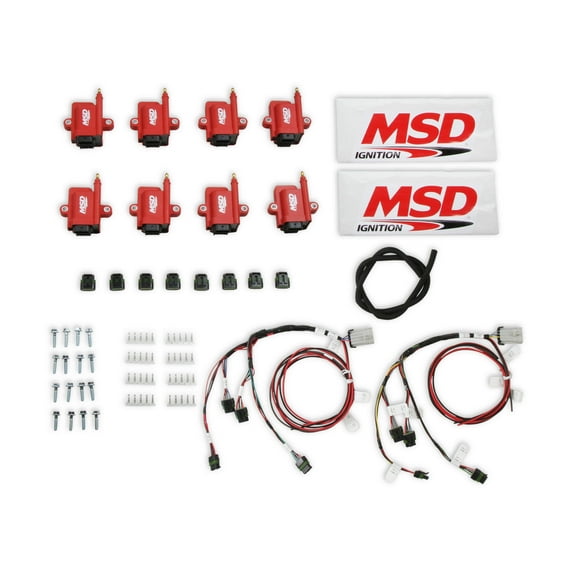 MSD 8289-KIT MSD Ignition Coils, Smart Coil, Bigwire, Kit, Red