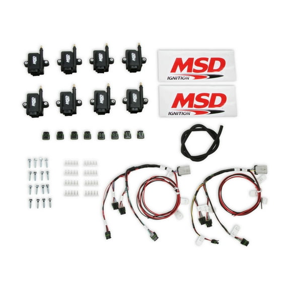 MSD 82893-KIT MSD Ignition Coils, Smart Coil, Bigwire, Kit, Black