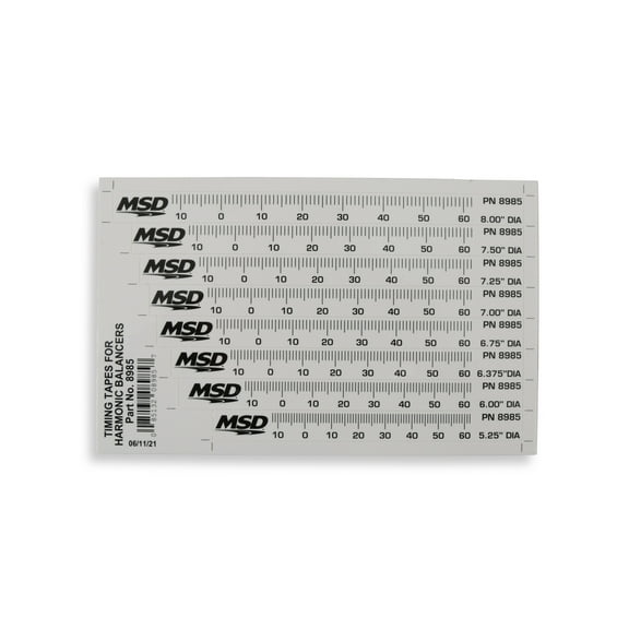 MSD 8985 Engine Timing Tape