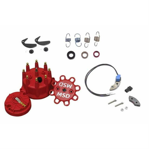 MSD Cap & Rotor, Pickup, Advance Weight Kit and Bushing & Springs