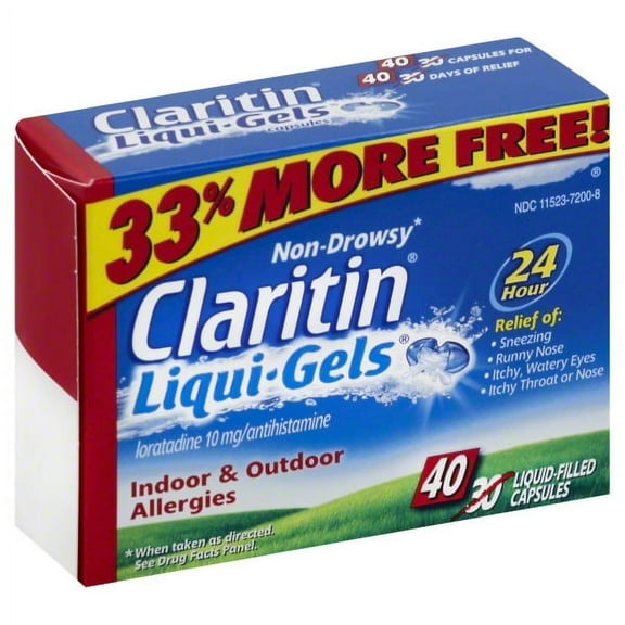 MSD Consumer Care Claritin Indoor & Outdoor Allergies, 40 ea