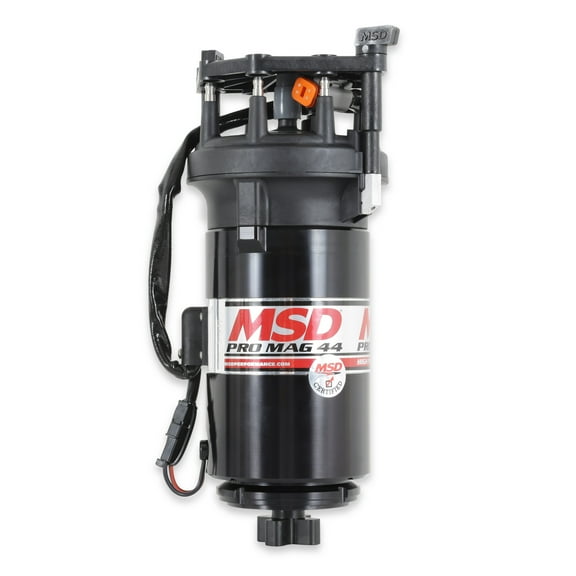 MSD Pro Mag 81403 44 Amp Generator, CCW Rotation, Black, Standard Cap, Band Clamp