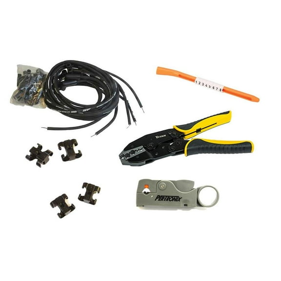MSD Street-Fire V8 Wire Set and Install Kit, HEI, 90 Degree