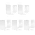 thumbnail image 1 of MSDADA Book Ends Clear Acrylic Bookends (5pairs/10pcs), 1 of 7