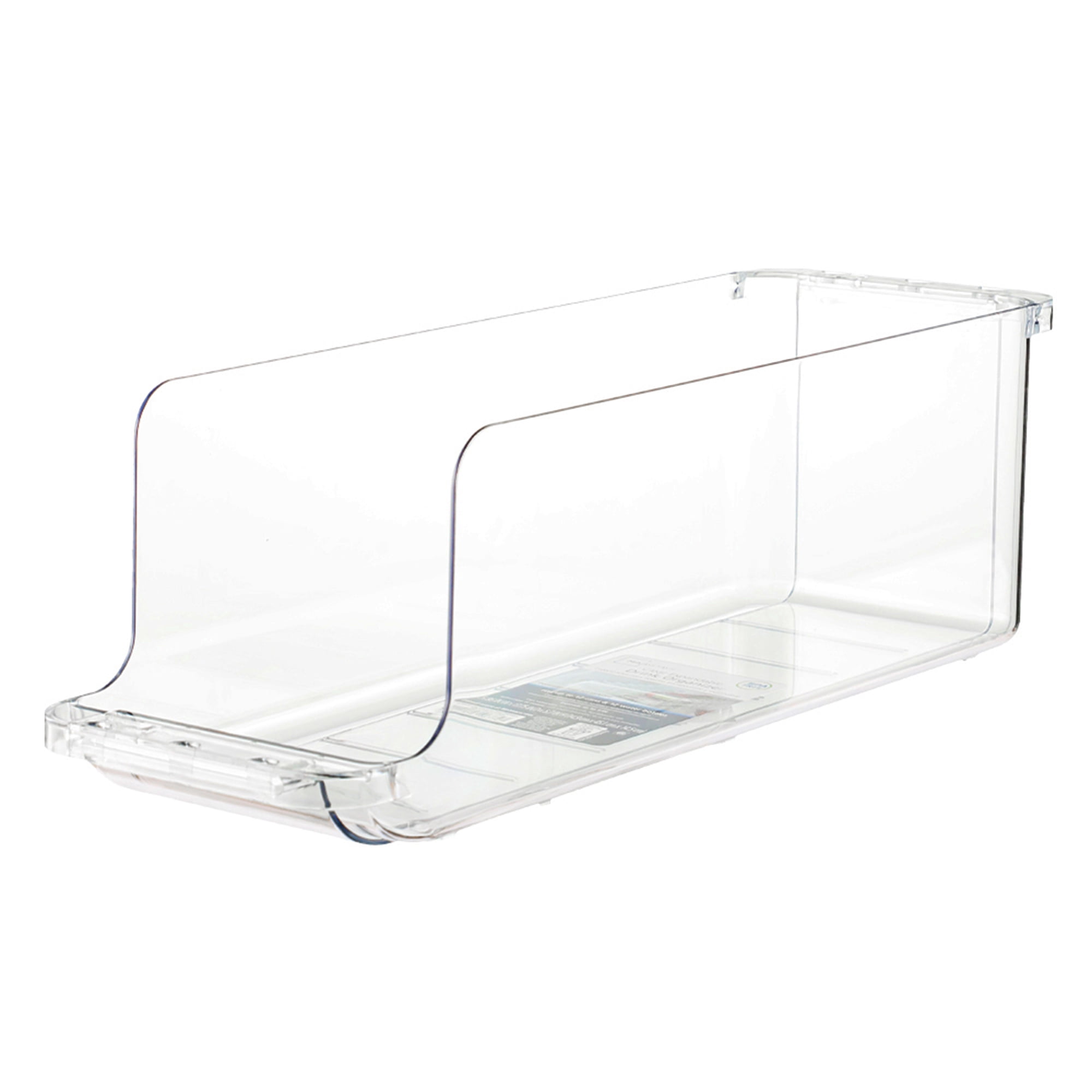 Mainstays Clear Expandable Drink Fridge Organizer, Made for Kitchen Organization and Drink Storage, Soda and Can Fridge Storage
