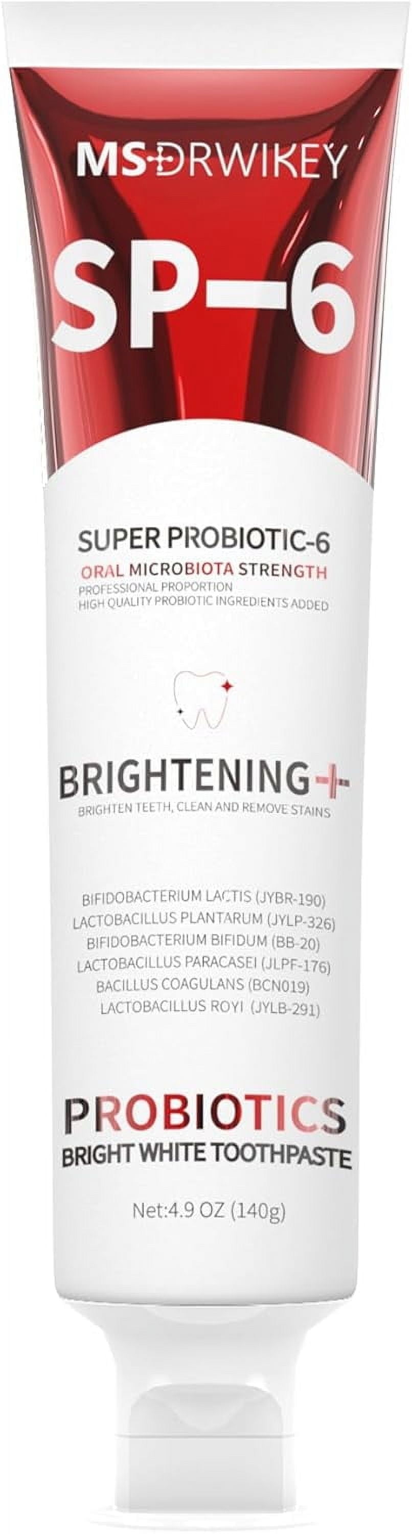 MSDRWIKEY SP-6 Probiotic Toothpaste, Enhanced Formula with 6 Probiotics ...