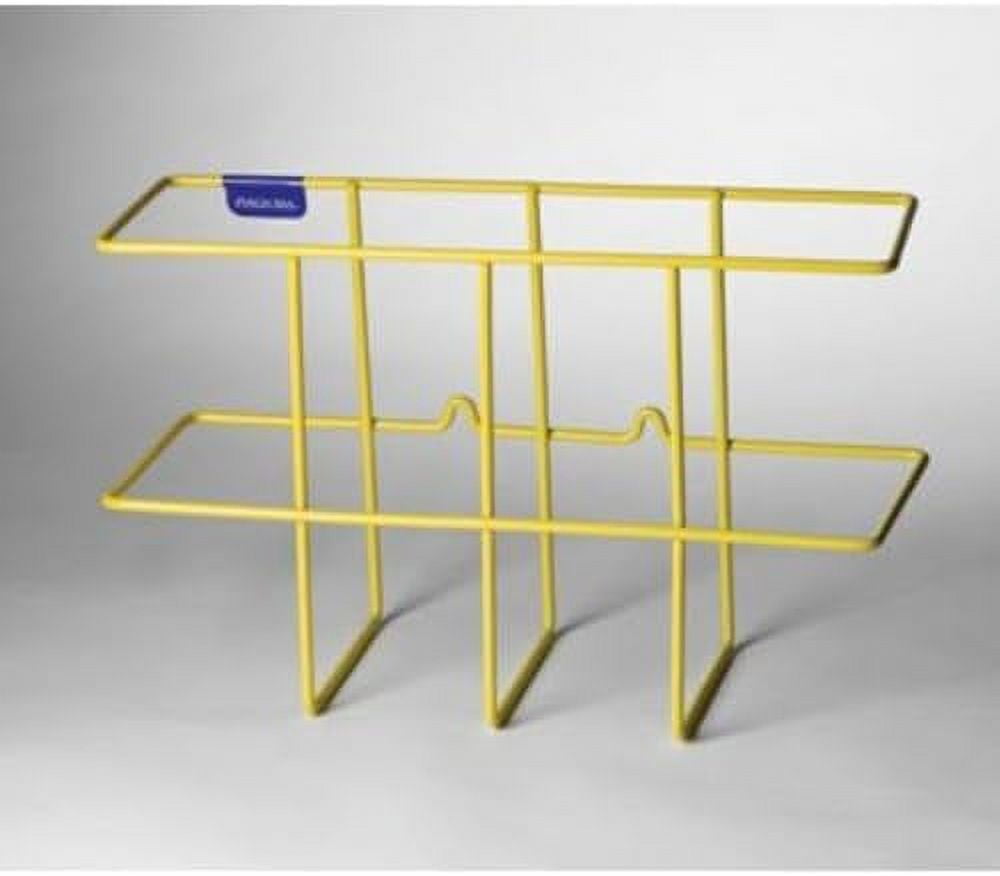 MSDS Binder Rack 4", Yellow Wall Mountable, RTK Holder For 3 Ring (Not