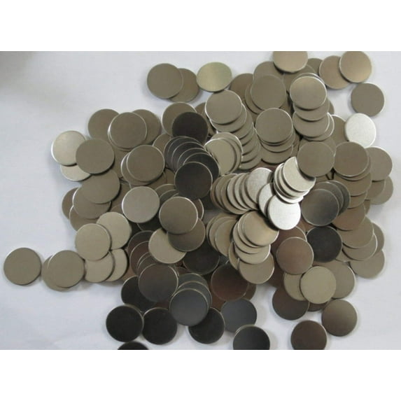 MSE PRO 50 pcs of Aluminum Spacer for High Voltage CR2016, CR2025, CR2032 Coin Cell Research
