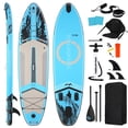 thumbnail image 1 of MSEASFREE 11 ft Inflatable Paddle Board Stand up Paddle Board All-Purpose Fishing Board with Full SUP Accessories, 1 of 9