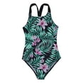 thumbnail image 1 of MSEMIS Girls Mermaid One Piece Swimsuit Kids Ruffle Bathing Suits with UPF 50+, Sizes 4-16 Summer Lily Pink 6, 1 of 7