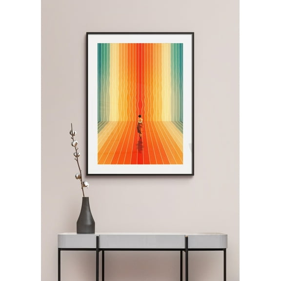 MSFCON Here I Come (Vertical) | Opart Collage by Taudalpoi: Optical Poster, Retro, Vintage Design, Collage Illustration, Eclectic Wall Decor