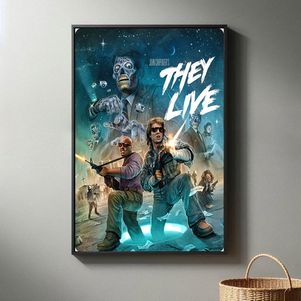 MSFCON They Live Movie Posters | High Quality Canvas Print I 2024 Movie ...