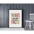 thumbnail image 1 of MSFCON Thoughts Are Not Facts Print | Modern Typography Poster | Inspiring Decor, 1 of 3