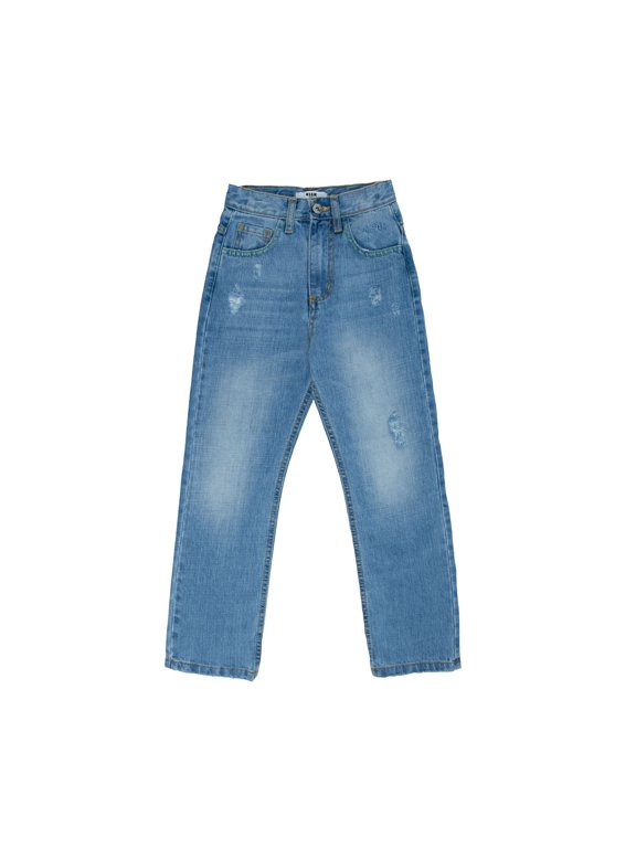 Boys Rip Wash Denim Jeans, Size 10Y