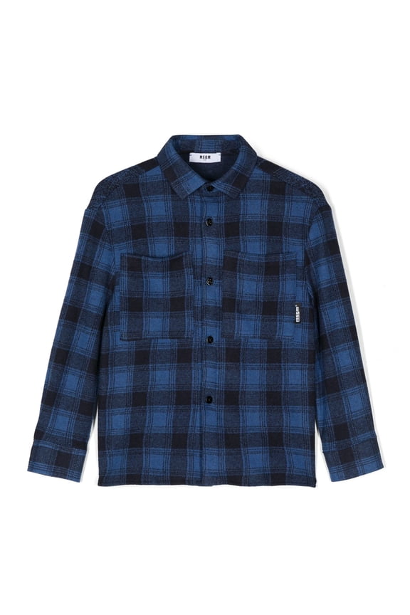 Boys Tartan-Pattern Shirt, Size 6