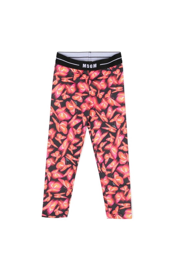 Kids Butterfly Print Leggings, Size 10Y
