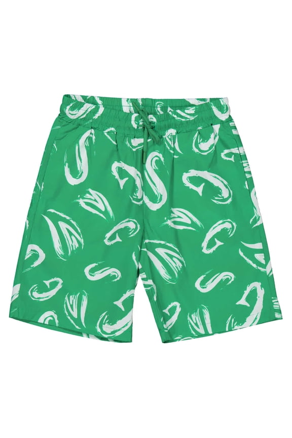 Kids Grafitti Print Bermuda Shorts, Size 10Y