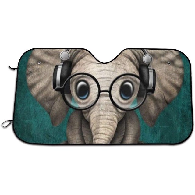 MSGUIDE Thin Blue Line American Flag Front Windshield Shade Sunshade for Car Truck SUVBlocks