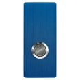 thumbnail image 1 of MSH Modern Stainless Hardware Model R7 Blue Anodized Aluminum Doorbell Button 1.37” x 3.14” x 5/32” (4mm Thick), 1 of 6