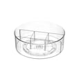 thumbnail image 1 of Mainstays High Wall 12-inch Clear Lazy Susan Turntable Organizer, 1 of 9