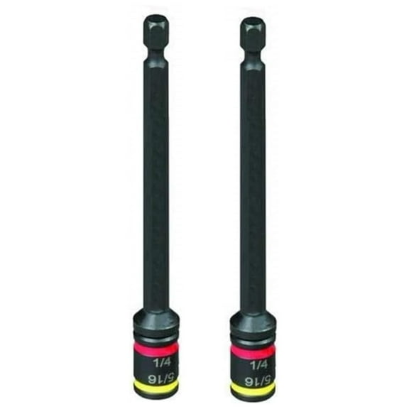 MSHMLC 4 in. C-RHEX Cleanable, Reversible Magnetic Hex Drivers (1/4 and 5/16)- 2 pack 2-pack