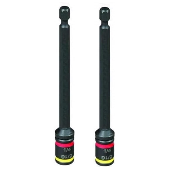 MSHMLC 4 in. C-RHEX Cleanable, Reversible Magnetic Hex Drivers (1/4 and 5/16)- 2 pack 2-pack