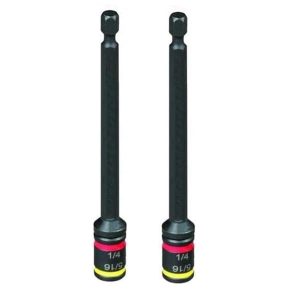 MSHMLC 4 in. C-RHEX Cleanable, Reversible Magnetic Hex Drivers (1/4? and 5/16?)- 2 pack