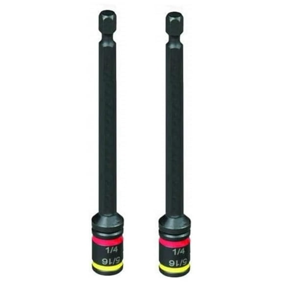 MSHMLC 4 in. C-RHEX Cleanable, Reversible Magnetic Hex Drivers (1/4? and 5/16?)- 2 pack