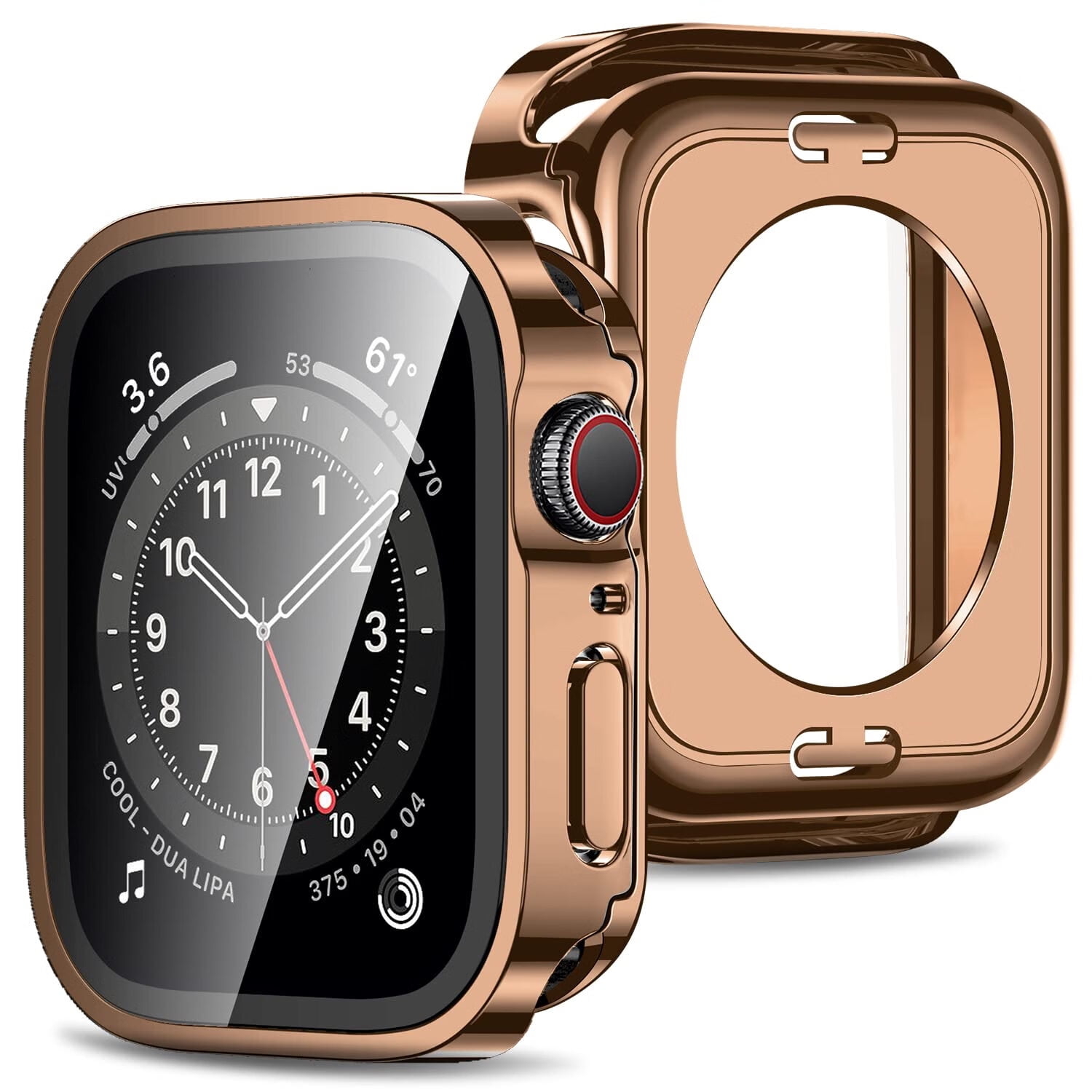 Android Compatible Apple Watch Cases Reference: Mshun 2 In 1 Case 2 Pack Compatible With Apple