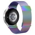 thumbnail image 1 of MSHUN Metal Band Compatible with Samsung Galaxy Watch 5 40mm 44mm/Watch 5 Pro LTE/Galaxy Watch 4 40mm 44mm/Watch 4 Classic 42mm 46mm, No Gap Mesh Loop Magnetic Bands Adjustable Strap (Colorful), 1 of 6