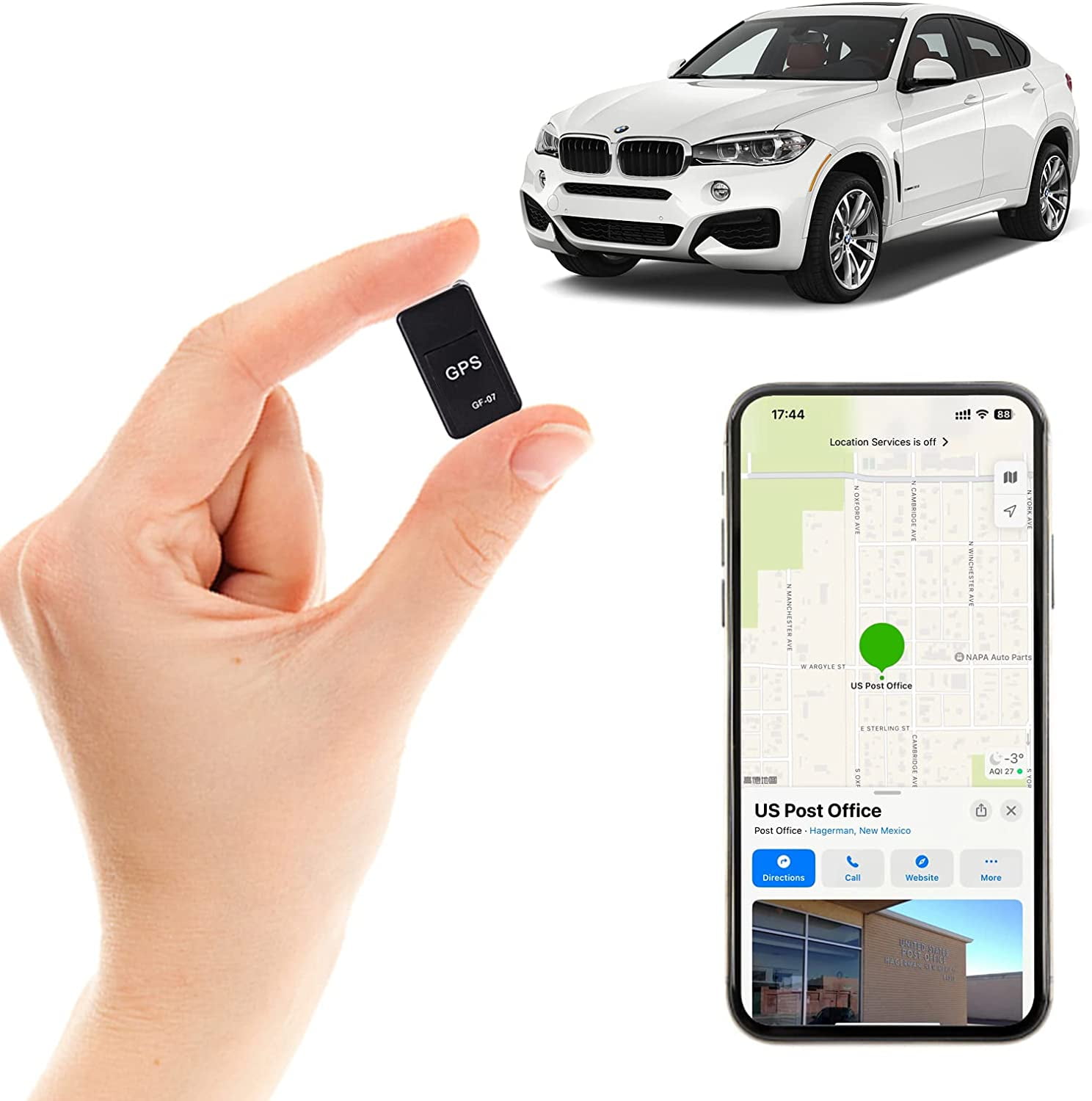 MSHUN Mini GPS Tracker for Vehicles/Mini GPS Device Real time Car
