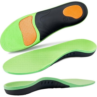 MSHUN Plantar Fasciitis Relief Insoles, Arch Support Insoles for Flat Feet,Work Boot Insoles,High Arch Insoles,Memory Foam Arch Support Inserts for Men & Women, Orthotic Insoles for Standing All Day