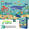 thumbnail image 1 of MSHUN Puzzles for Kids Ages 4-8, 3-5 Puzzle for Kids Set, 180 Piece Ocean Sharks Puzzles for Toddler 4-6,Floor Puzzle Age 5-7 Children Learning Preschool Educational Puzzles Toys for Boys and Girls, 1 of 10