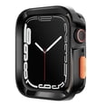 thumbnail image 1 of MSHUN Rugged Case Compatible with Apple Watch Case Series 8/7 41mm/45mm Series 6/SE/5/4 40mm/44mm, Soft TPU Waterproof Shockproof Bumper Drop Proof Protective Cover Compatible with iWatch Series, 1 of 7