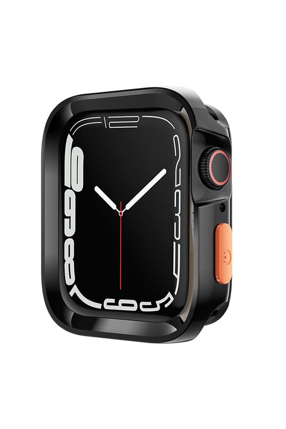 Rugged Case Compatible with Apple Watch Case Series 8/7 41mm/45mm Series 6/SE/5/4 40mm/44mm, Soft TPU Waterproof Shockproof Bumper Drop Proof Protective Cover Compatible with iWatch Series