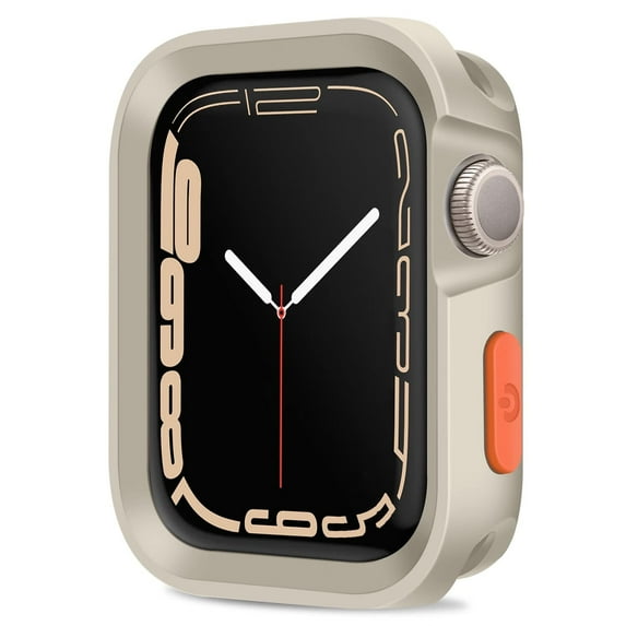 MJSHUN Rugged Case Compatible with Apple Watch Case Series 8/7 41mm/45mm Series 6/SE/5/4 40mm/44mm, Soft TPU Waterproof Shockproof Bumper Drop Proof Protective Cover Compatible with iWatch Series