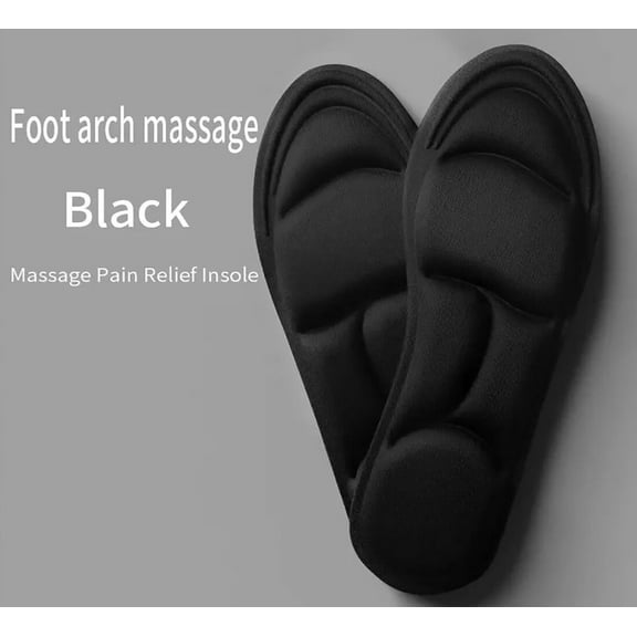 MJSHUN Shoe Inserts, Shoe Insoles Women, High Heel Insoles, Shoe Cushion Inserts Breathable, 5D Sponge Barefoot Comfort Insoles, for Massaging, Arch Pain, Plantar Fasciitis and Foot Pain Relieve