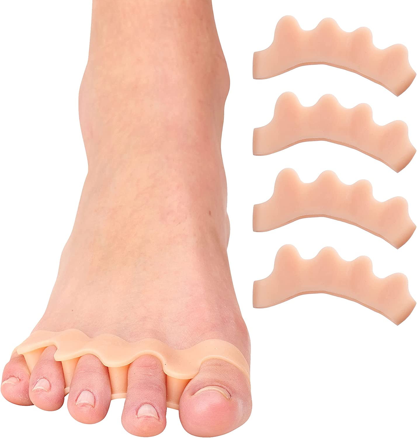 MSHUN Silicone Toe Spacers Toe Separators for Functional Fitness