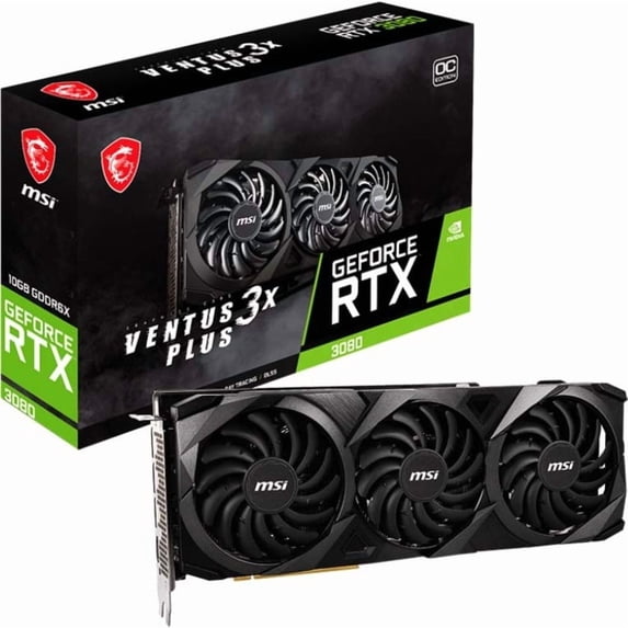 MSI GeForce RTX 3080 VENTUS 3X PLUS 10G OC LHR - graphics card - GF RTX 3080 - 10 GB