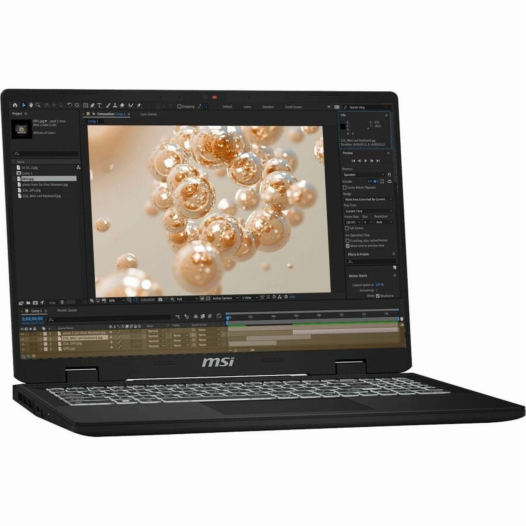 MSI Creator M14 A13VF-081US 14" Laptop i7-13620H 32GB 2TB SSD RTX4060 W11H