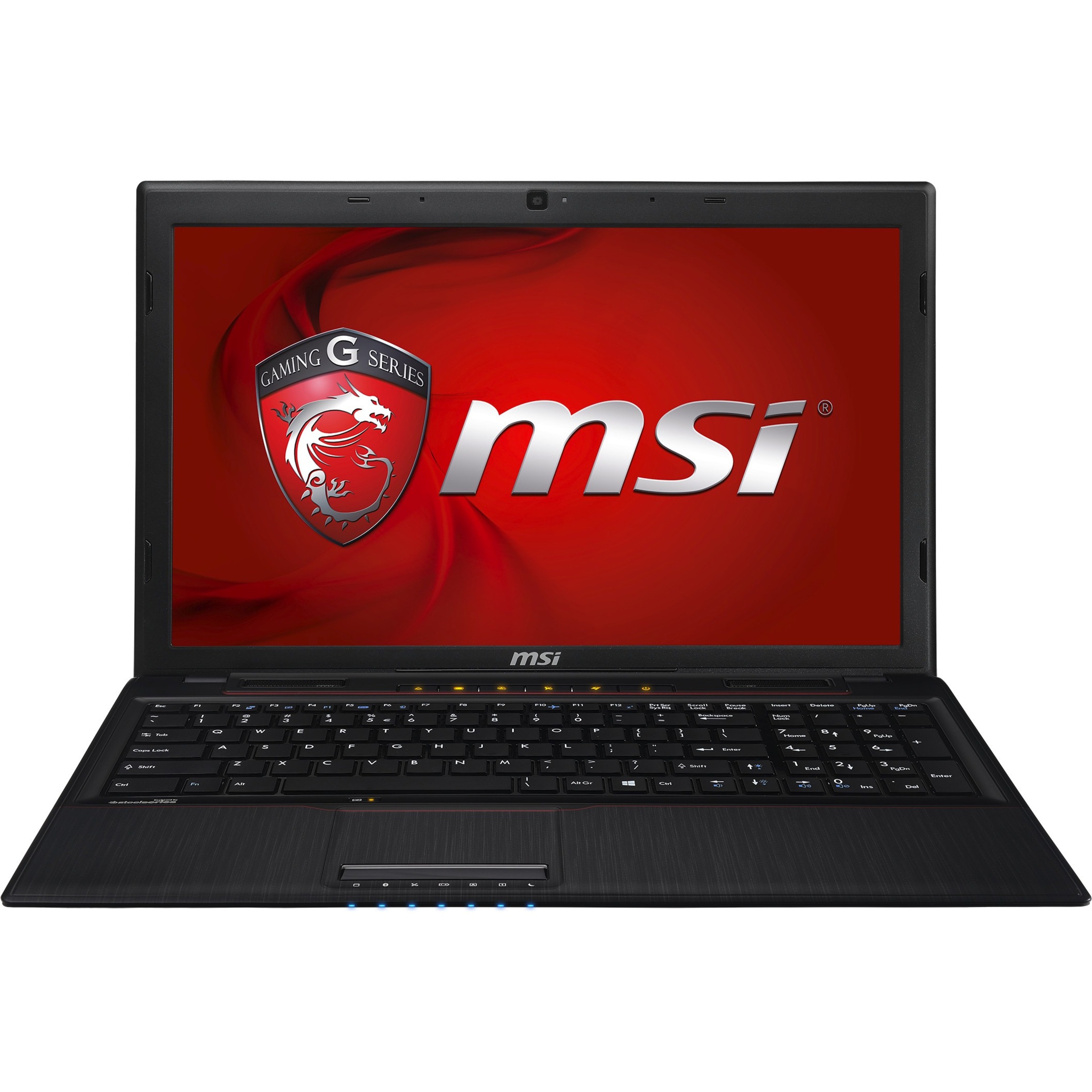 MSI 15.6" Full HD Gaming Laptop, Intel Core i7 i7-4710HQ, NVIDIA GeForce GT 840M 2 GB, 1TB HD, DVD Writer, Windows 8.1, GP60 Leopard-472 - image 1 of 7