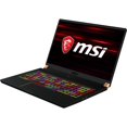 thumbnail image 1 of MSI 17.3" Full HD Gaming Laptop, Intel Core i7 i7-8750H, 16GB RAM, NVIDIA GeForce RTX 2070 Max-Q 8 GB, 512GB SSD, Windows 10, Matte Black with Gold Diamond, GS75 Stealth-1026, 1 of 18